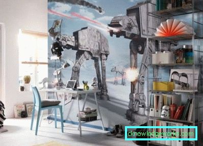 3D тапети за стени - снимка за всекидневна