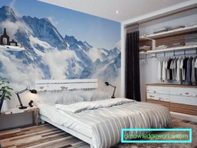 364-3D тапет в спалнята - 70 снимки
