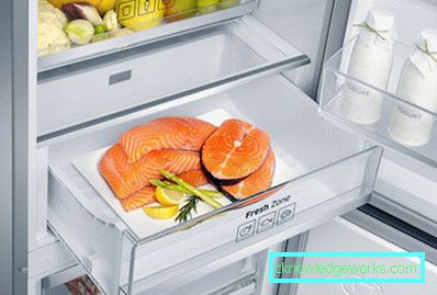 Бежов хладилник LG