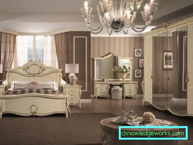 Барокова спалня - 75 снимки с изключително богат интериор