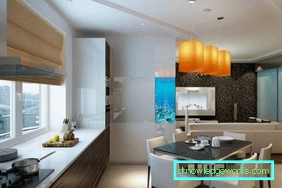 Дизайн кухня-дневна от 20 квадратни метра. m Дизайн кухня-дневна от 20 квадратни метра. m