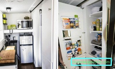Дизайн малък кухненски кът от 6 квадратни метра. m с хладилник Дизайн малък кухненски кът от 6 квадратни метра. m с хладилник