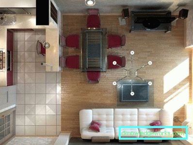 Вътрешна дневна от 20 кв.м. в апартамента (50 снимки)