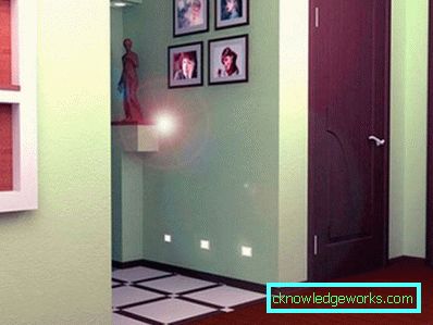 Вътрешен коридор в апартамента на панелна къща - истински снимки