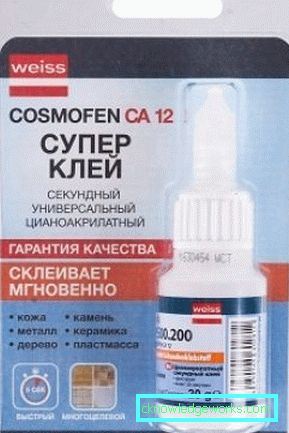 Cosmophen лепило: характеристики и обхват Cosmophen лепило: характеристики и обхват