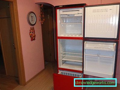 Червени хладилници Червени хладилници