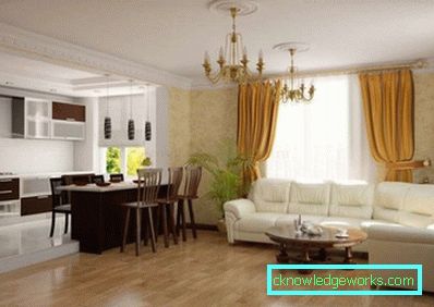 Кухня-хол 15 квадрата