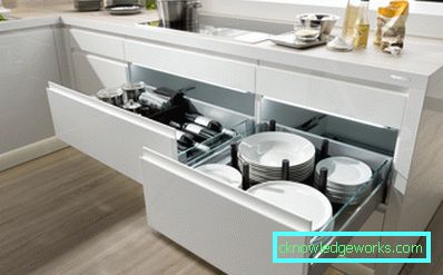 Пълнене на кухненски шкафове Пълнене на кухненски шкафове