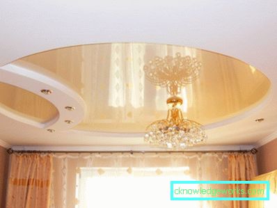 Простри тавани - 200 снимки на тавани във вътрешността на кухнята
