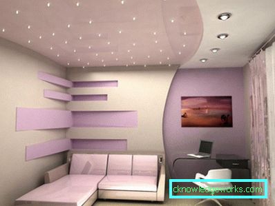 Простри тавани - 200 снимки на тавани във вътрешността на кухнята