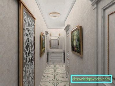 Простри тавани в коридора - 115 снимки на съвременни дизайнерски идеи Простри тавани в коридора - 115 снимки на съвременни дизайнерски идеи