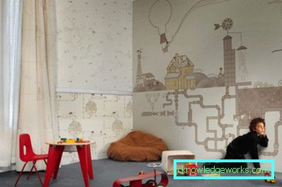 136-тапета в детската стая - 110 снимки