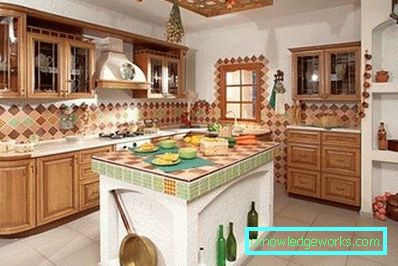 Стенна декорация в кухнята - опции за дизайн