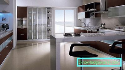 Размерът на бара в кухнята Размерът на бара в кухнята