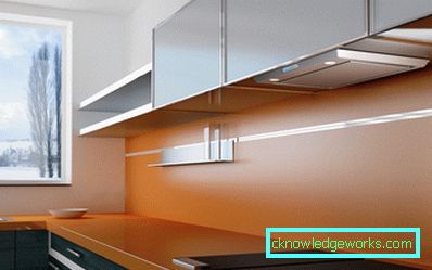 Размерът на качулката в кухнята Размери на качулки в кухнята