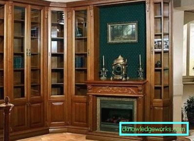 Гардероб в дневната в съвременен стил.