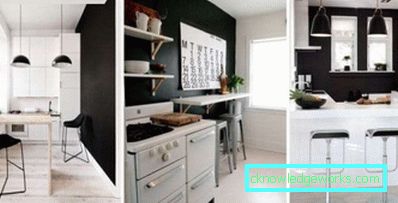 Комбинацията от цветове в интериора на кухнята (50 примера за снимки)