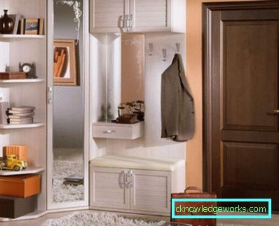 Ъглови рафтове в коридора - фото идеи за затворени и отворени рафтове Ъглови рафтове в коридора - фото идеи за затворени и отворени рафтове