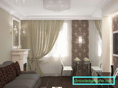 Зониране на кухнята и хола Зониране на кухнята и хола